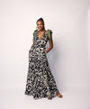 WRAP DRESS - BLACK AND WHITE