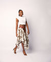 DROP WAIST DETAIL SKIRT - ACID