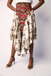 DROP WAIST DETAIL SKIRT - ACID