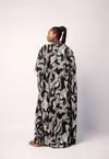 KIMONO JACKET - BLACK/WHITE