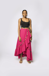 PINK WRAP SKIRT
