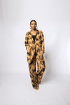 PAJAMA TROUSERS - BROWN