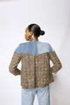DENIM BOXY JACKET - BLUE