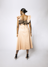 RUFFLE A LINE DRESS - BLUSH