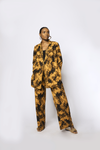 PAJAMA TROUSERS - MUSTARD
