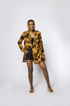PAJAMA SHIRT - MUSTARD