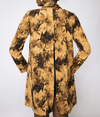 PAJAMA BLOUSE - BROWN