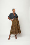 PEEKABOO A-LINE DRESS