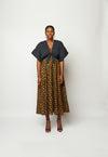 PEEKABOO A-LINE DRESS