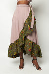 FULL MIDI WRAP SKIRT